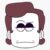 Grumpy Cartoon Dude Funny Meme Face Vinyl Bumper Sticker