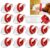 GSHWXD 12PACK No Waste Chicken Feeder Ports – DIY Chicken Feeder Kit with Hole Saw – Chicken Feeder Cups for Bucket,Barrels,Bins,Troughs