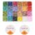 GTAAOY Tube Beads Kit with Crystal String, 7mm Crafts Glass Bugle Beads