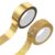 Gtziqa 2 Rolls Foil Washi Tape, 0.59 x 590 inches Self Adhesive Decorative Tape Gold Masking Washi Tapes Decorative Shiny Metallic Tapes for Wall Decoration Mirror Crafts Gift Wrapping
