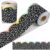 Gueevin 65 ft Composition Bulletin Board Borders Black and White Scalloped Rolled Border Trim Pastel Wave Line Borders Decoration for Walls, Desks, Windows, Doors, Lockers, Schools, Classrooms, Office