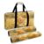 Guevoxuh 3 PCS Empty Mahjong Tote Bag Set for Tile, Racks & Pushers, Zippered Mahjong Set Organizer with Padded Handle, Empty Bags Only, Fall Cute Cat