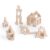 Guidecraft Unit Blocks Set C – 84 Piece Set: STEM Development Toy for Kids, Preschool Educational Learning Toy