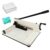 Guillotine Paper Cutter, High-Speed Steel Blade Trimmer, Non-Slip Feet for Office, Home, School, Efficient Stack Paper Cutter, Ultimate Cutting Tool
