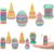 Guiqulai 6 Pack Impossible Cone, 3D Printed Spiral Cone Fidget Toys, Flexible Impossible Pyramid Passthrough Fidget Toys for Adults and Kids