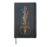 Guitar Mountains Moon Sun Nature Acoustic Guitarist Gift Hardcover Journal, Black