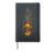 Guitar Mountains Moon Sun Nature Acoustic Guitarist Gift Hardcover Journal, Black