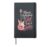 Guitar Never Underestimate A Girl With A Guitar Gift Hardcover Journal, Black