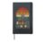 Guitar Pedal Retro Sunset Guitarist Player Music Gift Hardcover Journal, Black