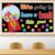 Gumball Machine Bulletin Board Set, Welcome Back to School Bulletin Board, for School Wall Decals Decor