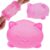Gummy Kitty & Sugar Ball Designs, Anxiety Relief & Focus Toy, Maltose Filled Squeeze Cat Toys for Sensory Play, Sensory Fidget Toys for Adults, Kids, Slow Rising Squishy Stress Ball ( Pink)