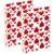 GuoChe Notebook Journals 2 Pack Cute Red Ladybugs Heart Seamless Pattern Sweet Love Bug Design for Valentine’s Day & Whimsical Home