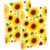 GuoChe Notebook Journals 2 Pack Sunflower Ladybugs Summer Spring Flowers