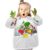 GuoChe Waterproof Kids Art Smock Toddlers Painting Apron with 2 pockets for Age 2-4 Kids Art Smock Toddlers Painting Apron Long