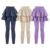 GUOGUOWU Girls School Uniform Pants Leggings with Skirts Stretch Warm Jegging 4-12 Years Navy Blue Khaki Light Purple 3-Pack 4-5 Years
