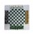 Guohetuk Four Player Chess Tabletop Board Set Polystyrene Chess Pieces Strategy Game Lightweight Material Compact Design Suitable for Travel, Four-Player Chess with Green/White/Yellow/Coffee Pieces