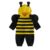 Gureui Toddler Baby Bee Costume Long Sleeve Hooded Romper Halloween Outfit (A Yellow Bee, 3-6 Months)