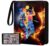 Gurgitat for 9 Pocket Trading Card Binder for 900 Cards – Large Capacity Card Collection Album Folder Double Sided Pocket with Zipper Basketball Design for Men Boys Teens for Sports Cards Game Cards