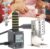 GVBNOTT Handheld Commercial Hot Melt Glue Dispenser with Temperature Control &4 Different Sized Rollers,Hot Melt Glue Machine for Envelope&Packaging- 20Mm