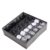 GVRMLDF Underwear and Socks Storage Box Non-woven Fabric Closet Cabinet Organizer Drawer Divider(Black)