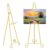 GWEUZMALL 46″ H Adjustable Metal Display Easel – Vintage Gold Scroll Design, Rust-Proof Metal Stand for Showcasing Pictures, Artlork, Picture Frame and Wedding Signs
