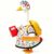 GXBKY Back to School Porch Goose Outfits Fits 23 inch Cement/Plastic Statue with Funny Hat, School Bag, Pencil, and Notebook for Classroom Outdoor Garden Yard Patio Decor