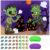 GXGGUS Pin The Tail Game Pin The Eyeball on The Zombies , Two Blindfold Zombies on The Game Poster Halloween Classroom Stickers Games ,Halloween Zombie Party Games