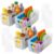 Gyctgav 4 Pack Cabinet Door Organizer – Adhesive Mount Inside Door Storage Shelf, No-Drilling Clear Plastic Bins for Kitchen, Bathroom, Pantry, Office (Translucent, 9.85″ x 3.15″ x 3.74″)