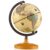 GYMAX 14cm World Globe, Desktop Earth Globes with Metal Stand and Wooden Base, Educational Rotating Globe for Home Office Classroom