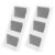 GYZOUKA 2PCS Rack Drawer Organizer 3 Tier Slanted Tray for Kitchen Cabinet and Pantry Storage