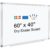 H-Qprobd Dry Erase Board for Wall 60″x40″ Aluminum Presentation Magnetic Whiteboard with Long Pen Tray, Wall-Mounted White Board for School, Office and Home