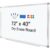 H-Qprobd Dry Erase Board for Wall 72″x40″ Aluminum Presentation Magnetic Whiteboard with Long Pen Tray, Wall-Mounted White Board for School, Office and Home