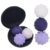H-TONE Fidget Magnets Silicone Toys for Adults & Teens,3PCS Purple Stress Relief Sensory Toys for Autism ADHD Anxiety,Fun Textures Gadgets,Office Desk Toy (Purple, Large-P)