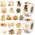 H1vojoxo Fall Bookish Sticker Rolls – 1000PCS Decorative Aesthetic Stickers