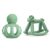 haakaa 2-in-1 Baby Teething Toy&Rosie Rocking Horse Silicone Teether,Soft Textured Teether for Sore Gums,Multiple Textured Surfaces for Gum Massage,Easy to Grasp Sensory Toy for Babies 3M+