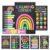 Hadley Designs 8 Calming Corner Posters for Classroom Must Haves -Calm Down Corner Supplies with Emotion Chart,School Counselor Mental Health Poster,Feelings Chart For Kids, Chalkboard Classroom Decor