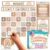 Hadley Designs Classroom Calendar Set Bulletin Board Decorations – Boho School Calendar for Classroom Decor, Kindergarten Preschool Elementary Teacher Must Haves, Homeschool & Daycare Essentials