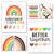 Hadley Designs Diversity Posters For Classroom Elementary –6 Inclusive Everyone Is Welcome Classroom Decor, Safe Space Sign Preschool Kindness Posters For Classrooms, Rainbow Multicultural Poster