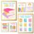 Hadley Designs Reading Posters for Classroom Elementary and Library Decor – 6 Reading Corner Decor for Classroom Decorations, Reading Strategies Library Posters, Gold Bulletin Board Decorations