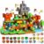 HAFASKA 150 PCS Magnetic Building Cubes Adventure Game Theme
