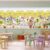 Hahafelt 6 Pcs Classroom Curtains Pencil Bow Classroom Decor Back to School Bow Curtains for Kindergarten Daycare Primary Bedroom Playroom Window Cover Decor 24 x 28 Inch