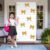 Hahafelt Classroom Door Cover 71 x 35 Inch Composition Notebook Classroom Decor Back to School Door Decoration First Day of School Backdrop for Wall Porch Sign Decor(Pencil Bow)