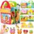 hahaland Busy Book for Toddlers 1-3 – Farm Animals Busy Board 1 Year Old