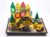 hahaland Mini Magnetic Tiles Travel Road Construction Toys Magnetic Building Blocks with Engineering Vehicles Trucks Case 2-in-1 Road-Themed Box Montessori Birthday for 3-6 Year Old Toddler