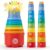 hahaland Stacking Toys for Toddlers 1-3 – Stacking Cups – Toddler Toy Age 1-2 Learning Montessori Toys for 1 Year Old Boy Baby Stacking Cups 12-18 Months