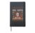 Hail Santa Ugly Christmas Sweater Evil Workshop Hardcover Journal, Black