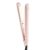 Hair Straightener and Curler Pink Titanium Flat Iron,1 Inch Anti-Scald Styler Infrared Negative Ions, Long-Lasting Hairstyles, Dual Voltage