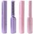 Hair Straightener Brush, 10 s Fast Heating, Wireless USB Charging, 3 Styling Functions for Straight, Curl, and Flip, Anti-Scald Design, Portable for Home and Travel, for All Hair Types