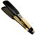 Hair Straightener, Tourmaline Ceramic Flat Iron for Salon Use, Adjustable Temperature with LED Display, Wet and Dry Hair Styling Tool, Fast Heating, Black and Gold Design, US Plug