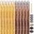 Hair Tinsel Kit Gold+Coffee Brown Tinsel Hair Extensions for Women Girls